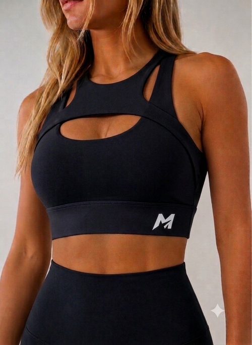 Momentum Black Bra